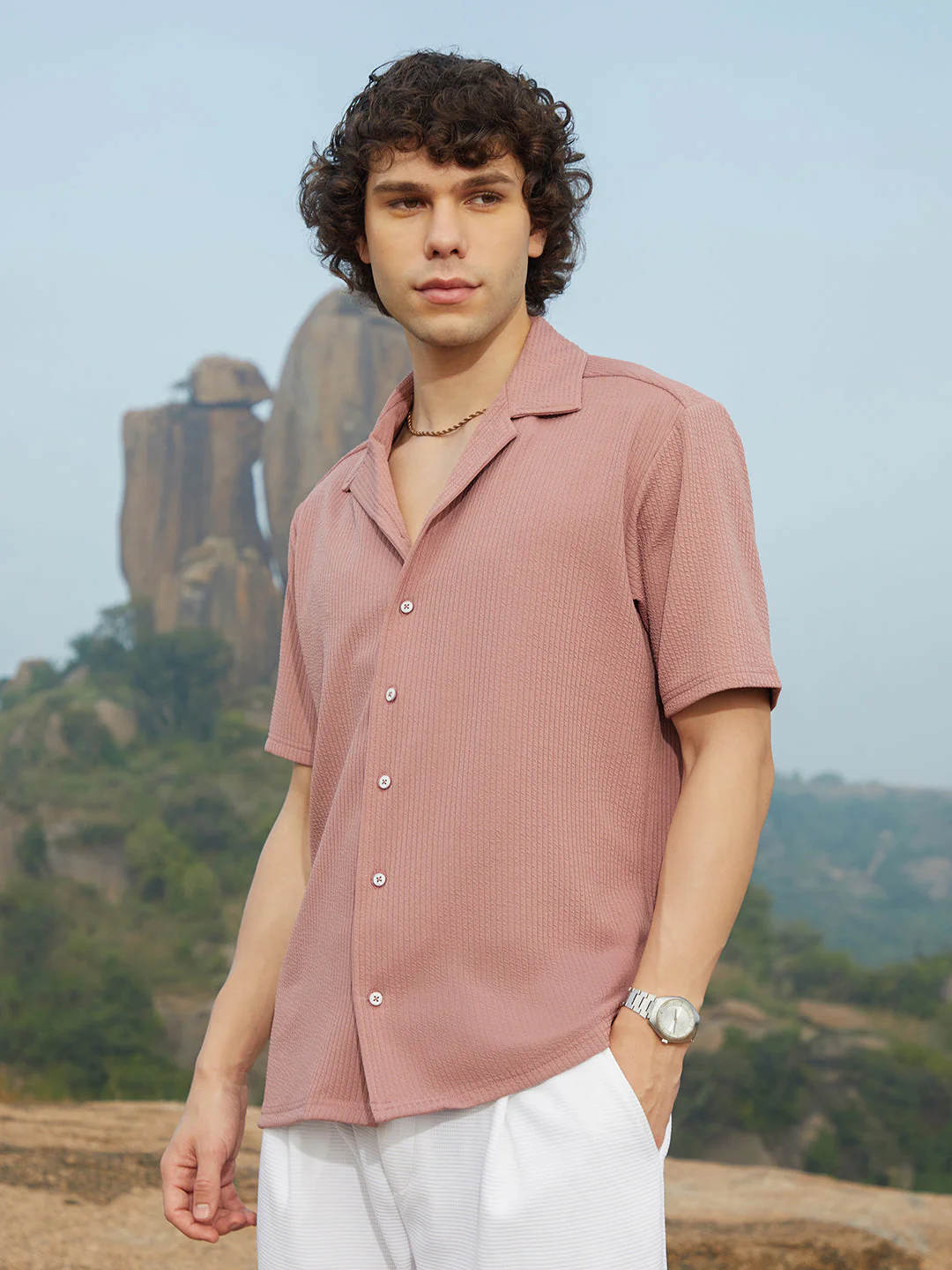 Rope-Ribbed Shirt - Image 3