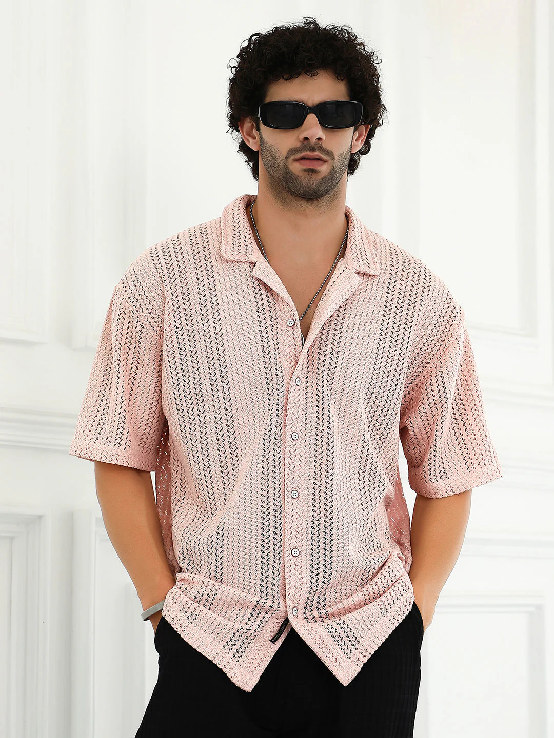 Ziggy-Knit Oversized Shirt