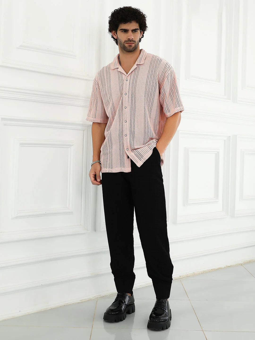 Ziggy-Knit Oversized Shirt - Image 5