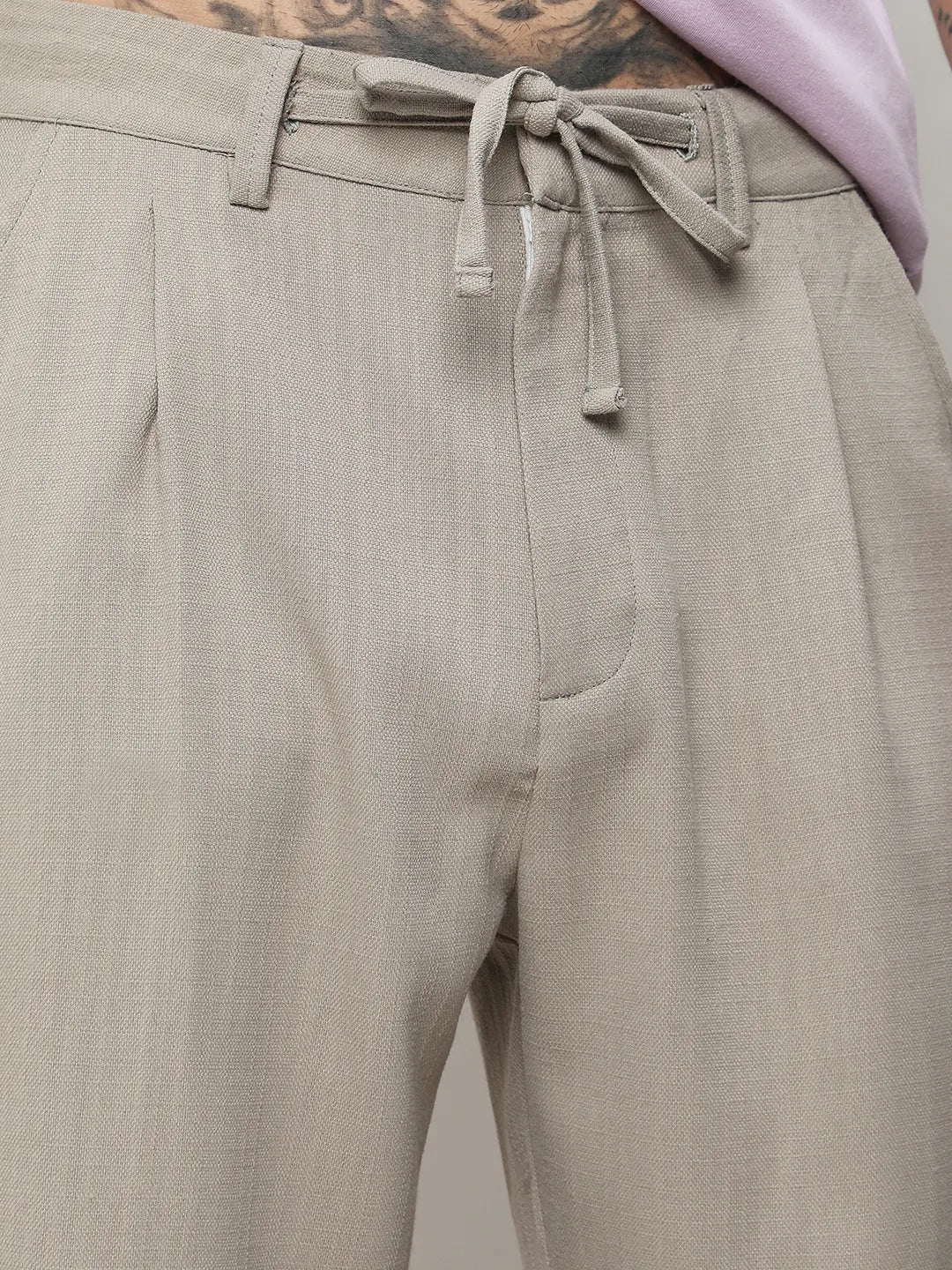 Solid Tailored Trousers - Image 7