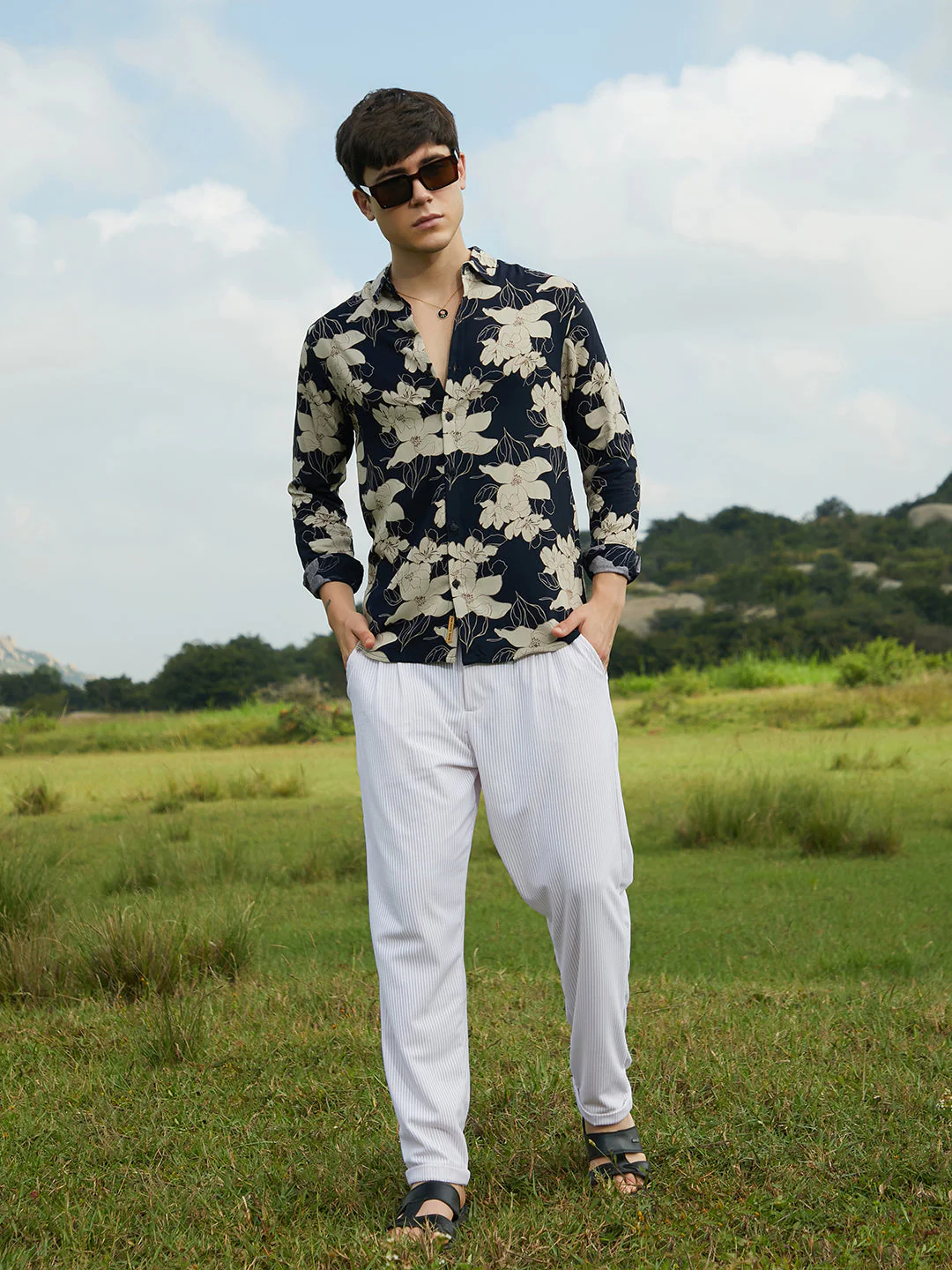 Botanical Imprint Shirt - Image 6