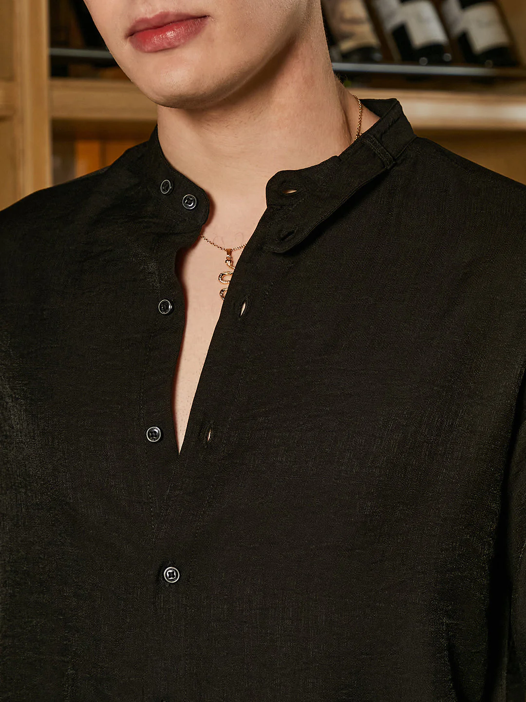 Breezy Mandarin Shirt - Image 6