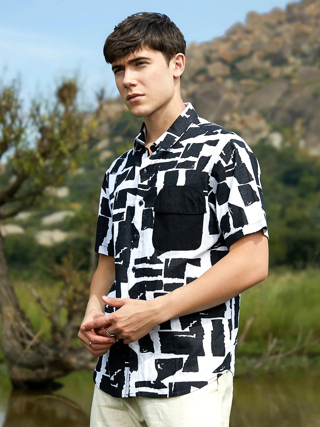 Imprint Oversized Shirt - Image 3