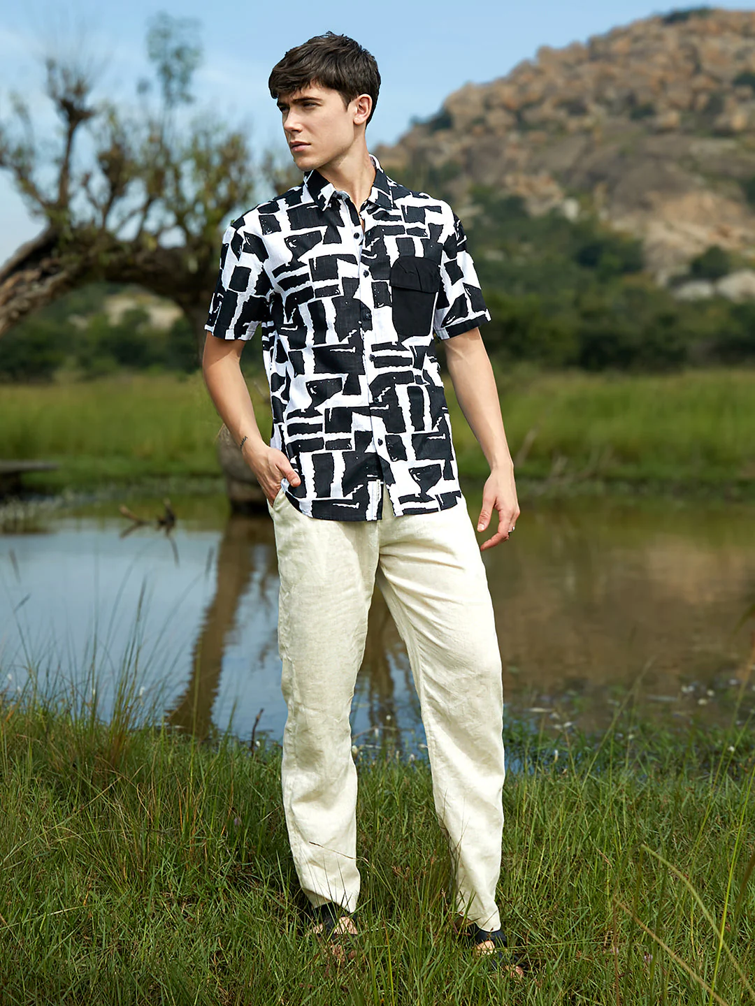 Imprint Oversized Shirt - Image 5
