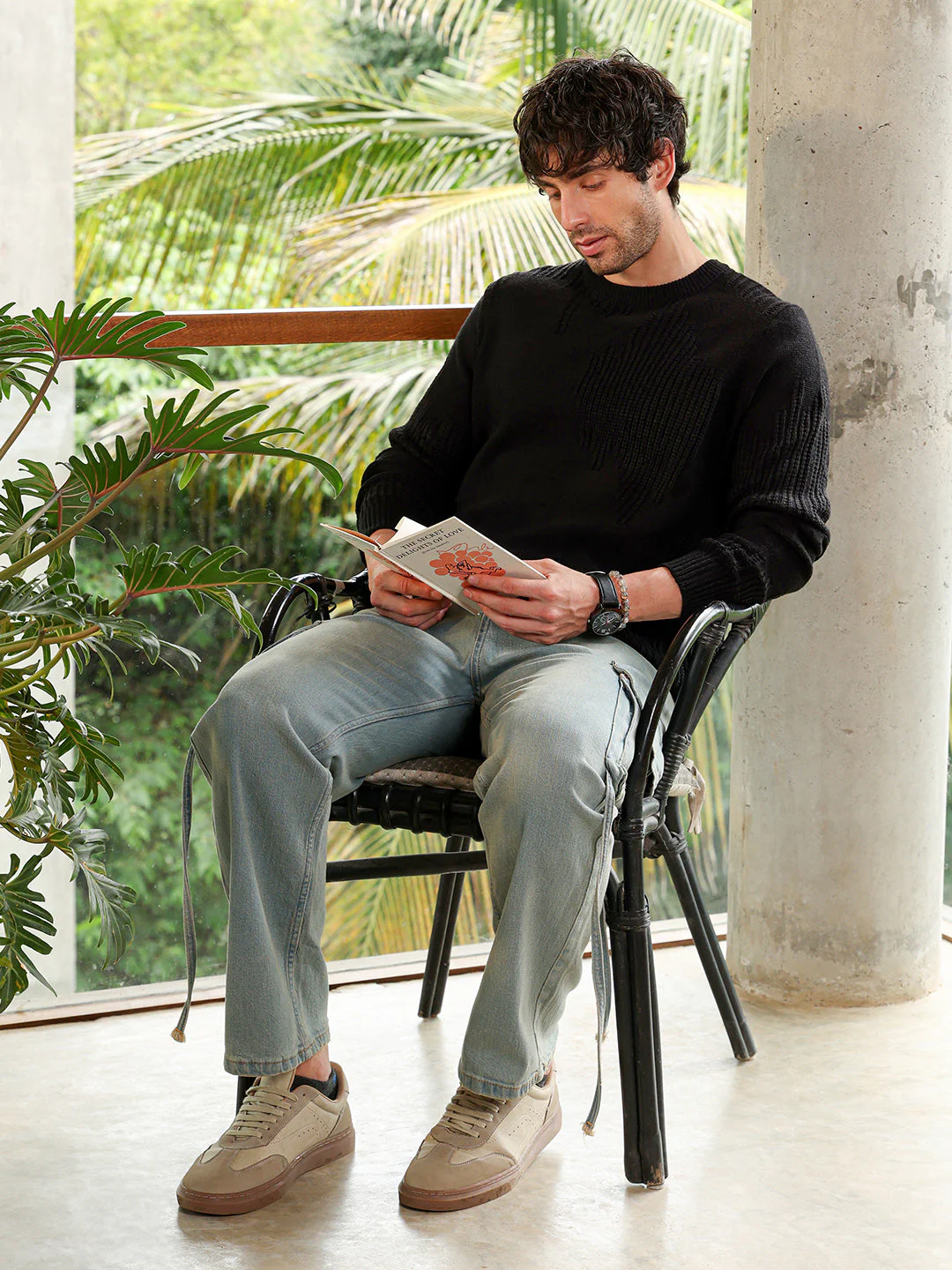 Drip-Jacquard Pullover Sweater - Image 6