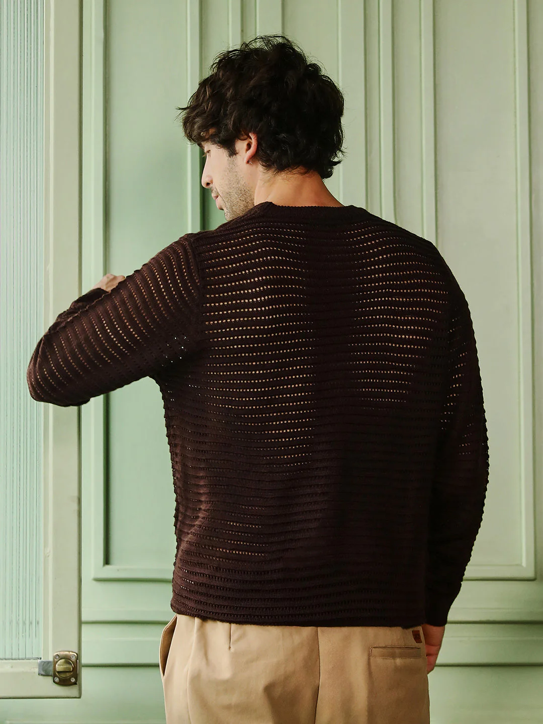 Loose-Knit Pullover Sweater - Image 4