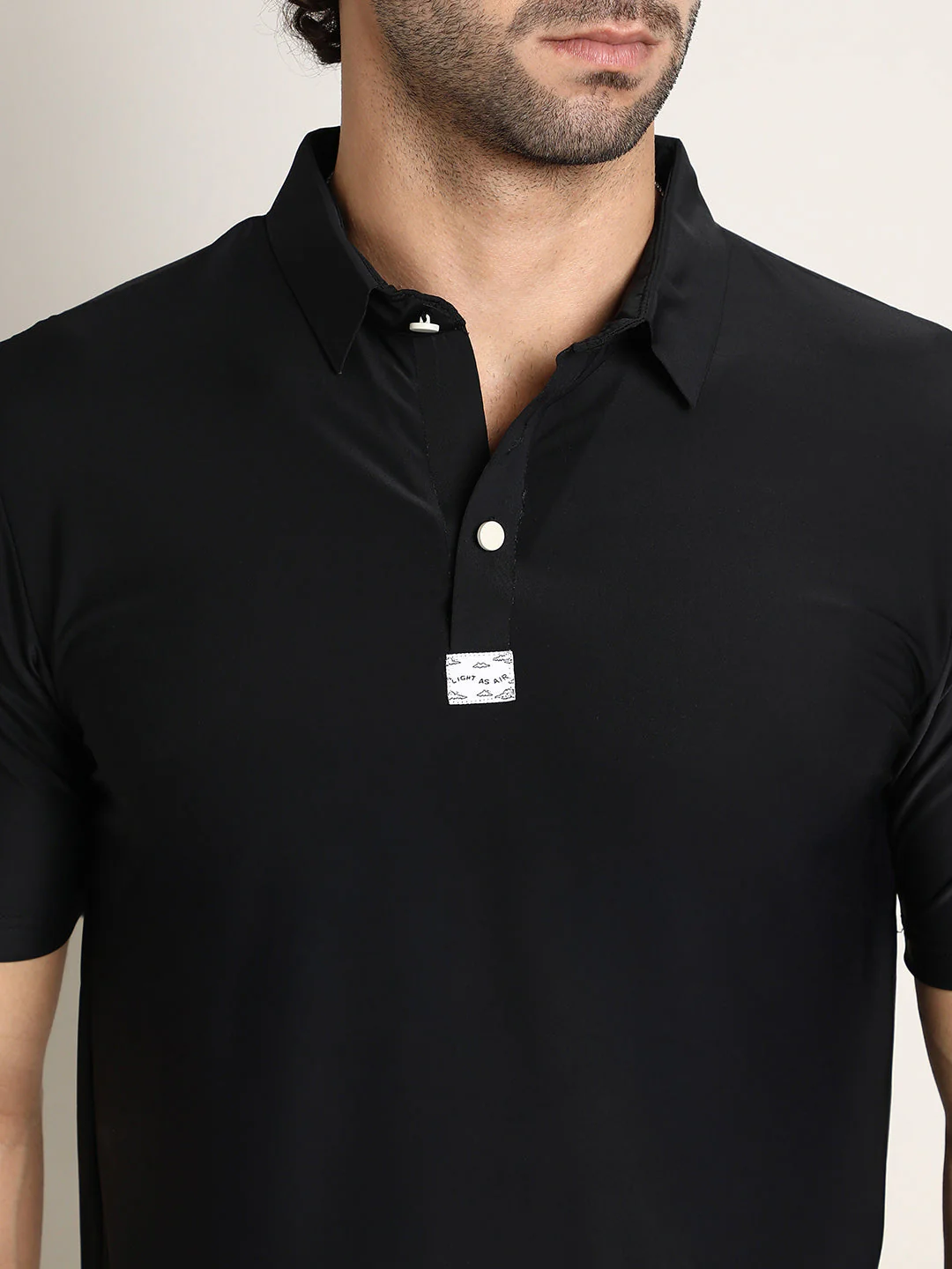 Seamless Solid Polo T-Shirt - Image 7