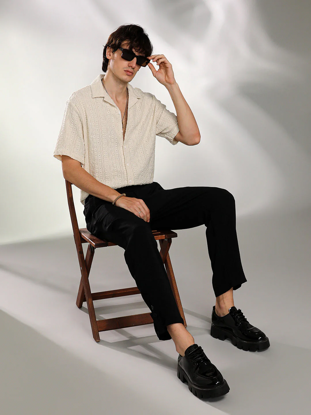 Aztec-Textured Shirt - Image 6