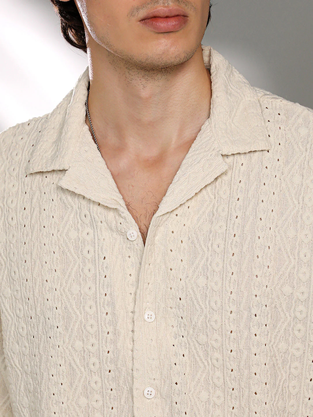 Aztec-Textured Shirt - Image 7