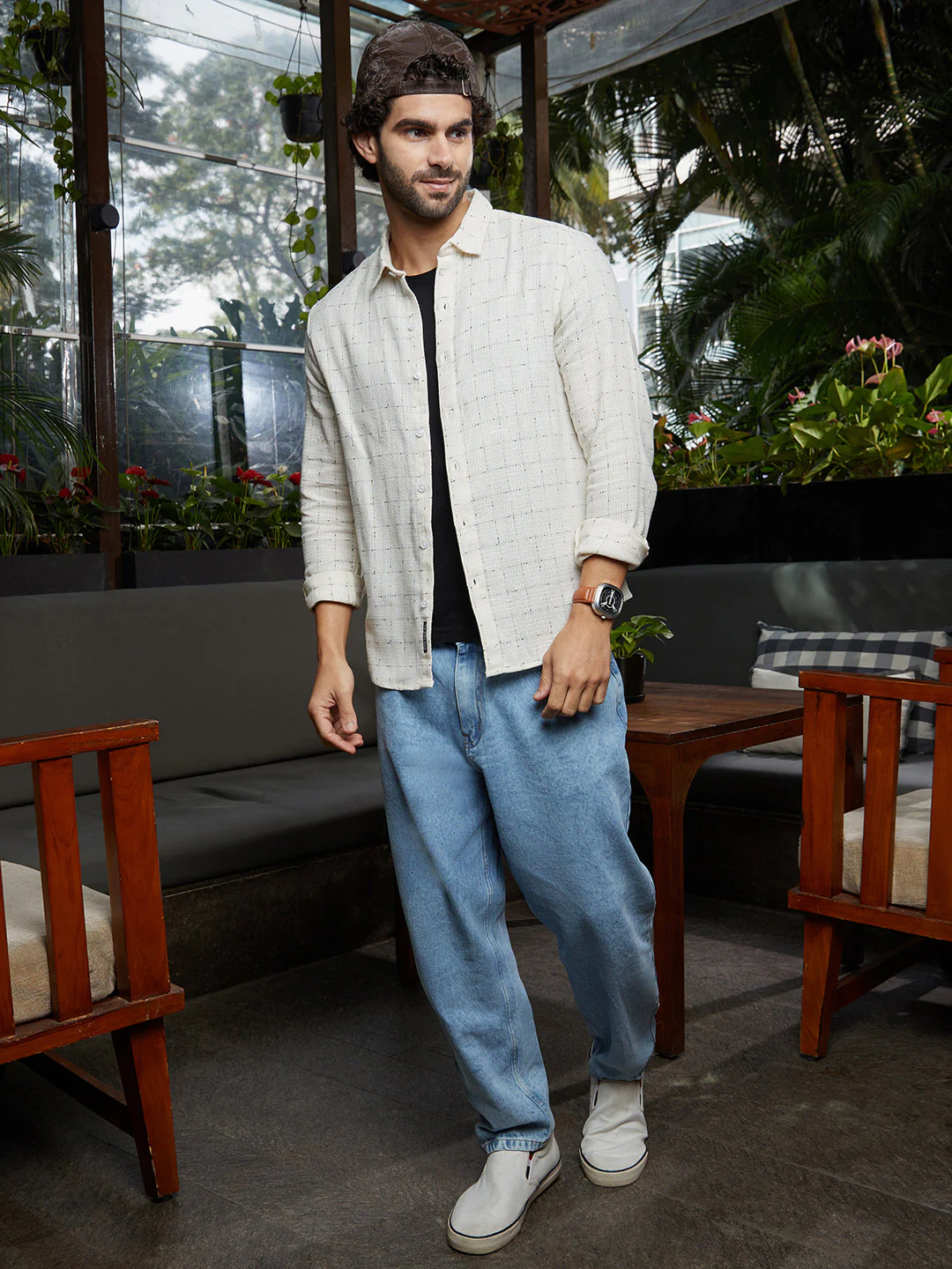 Ditsy Grid Shirt - Image 6
