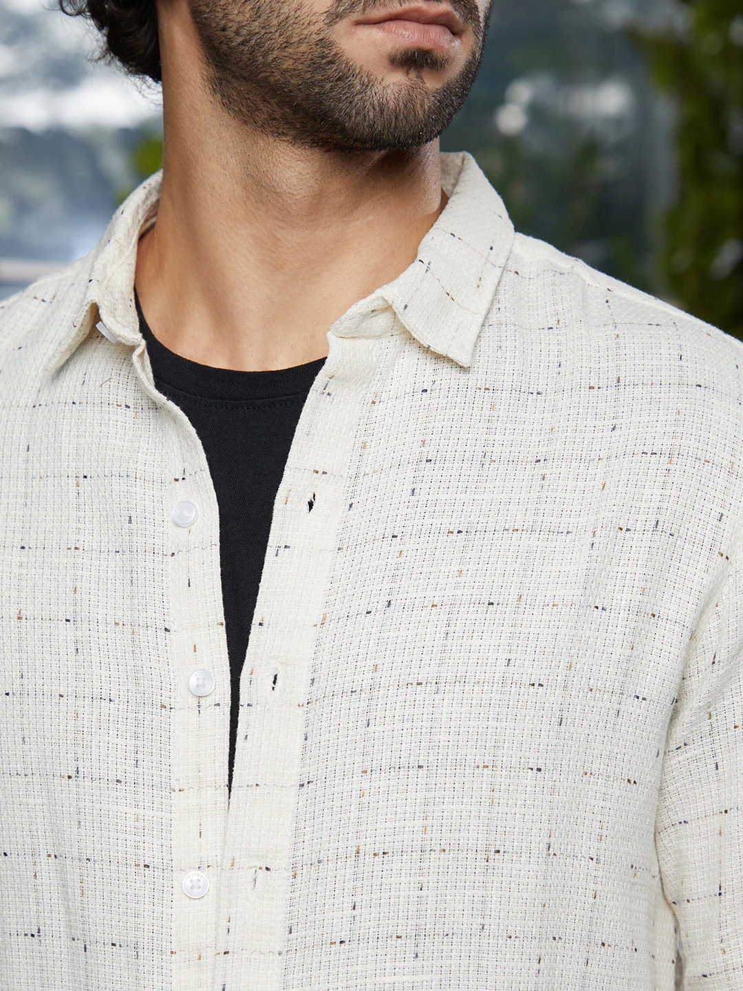 Ditsy Grid Shirt - Image 7