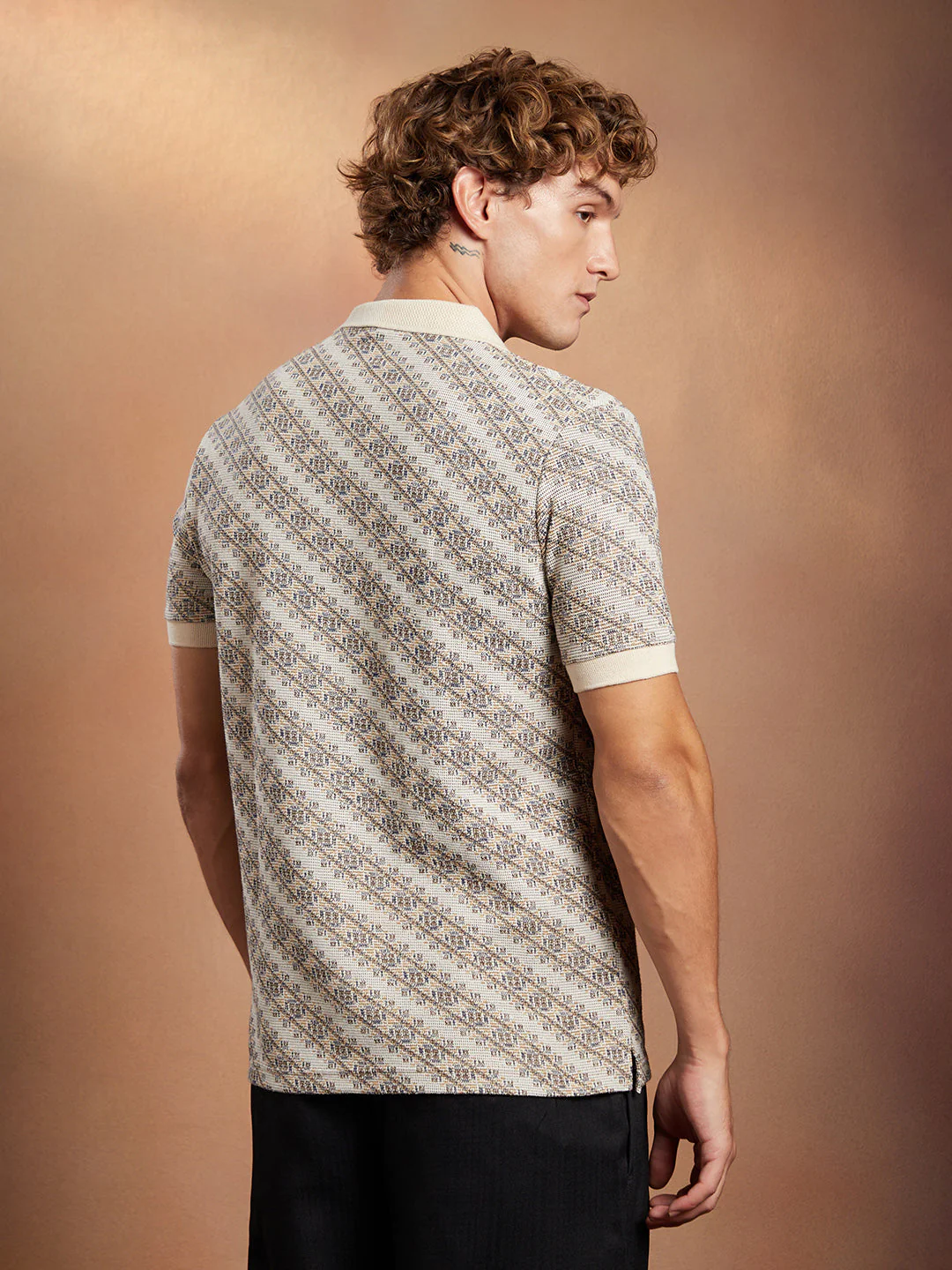 Flora-Slant Polo T-Shirt - Image 4