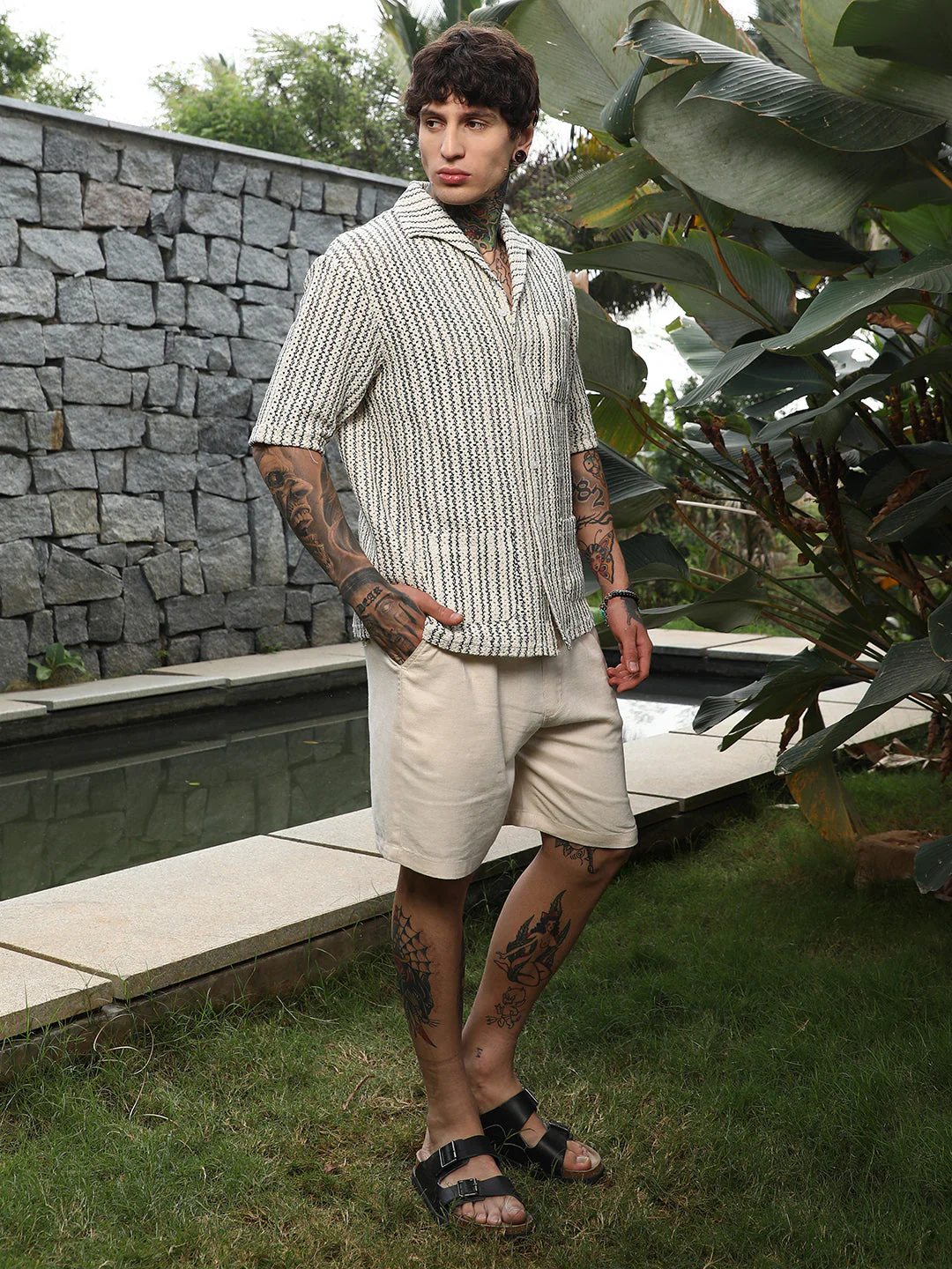 Striped Crochet Shirt - Image 5