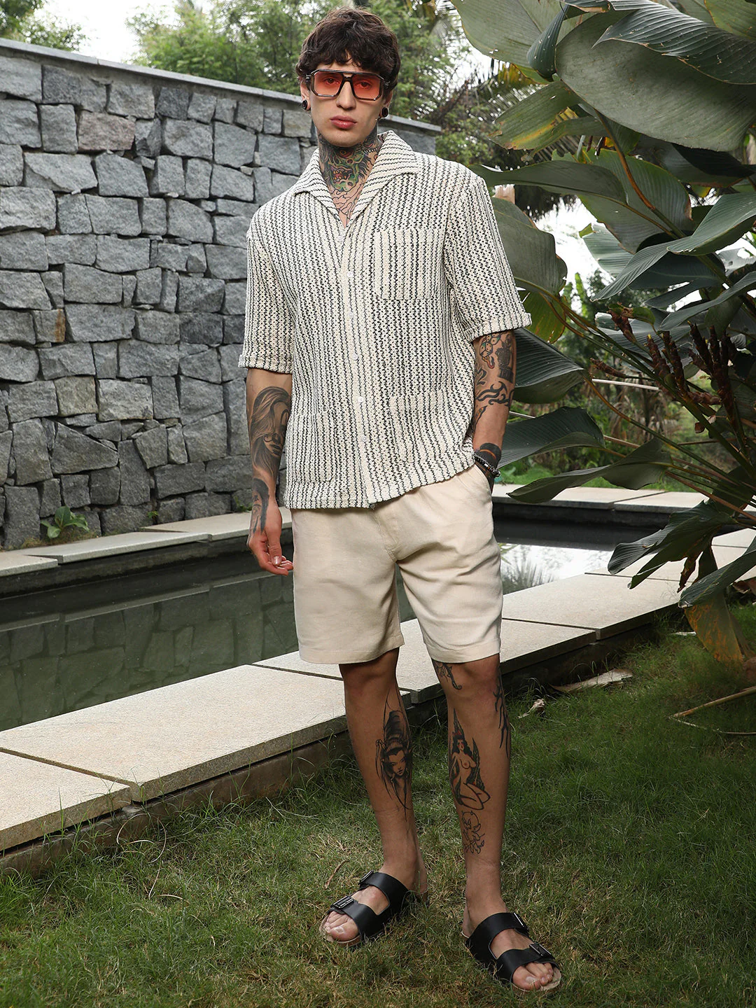 Striped Crochet Shirt - Image 6