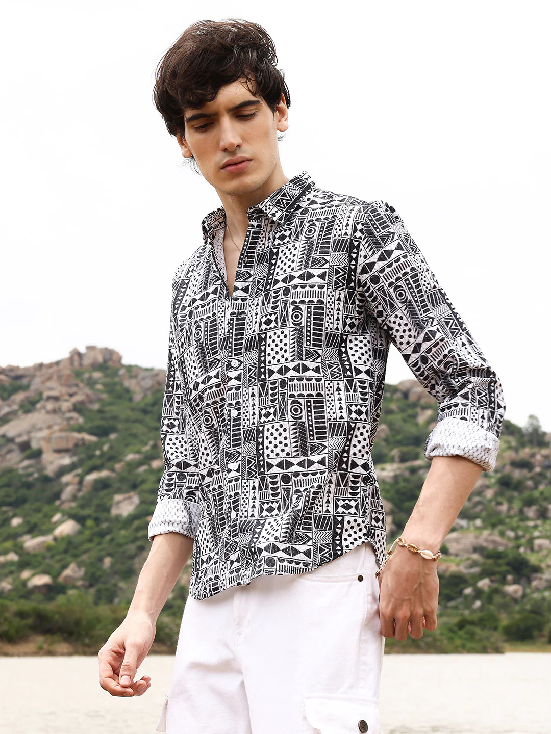 Abstract Geometric Shirt - Image 3