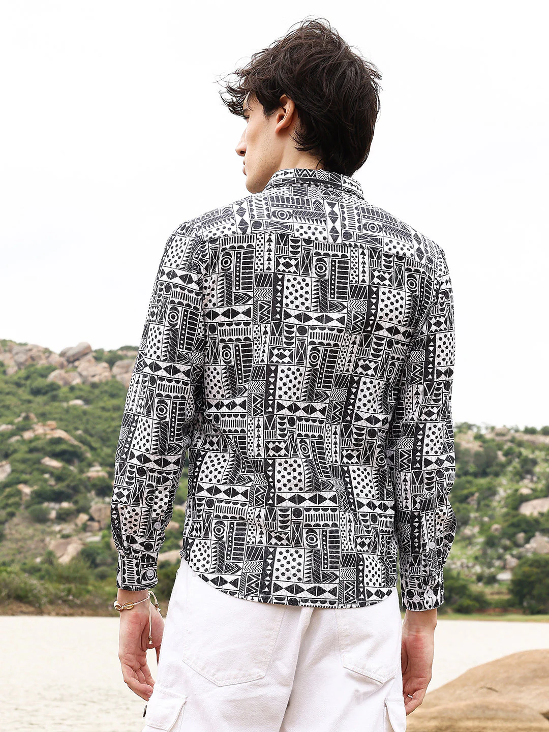 Abstract Geometric Shirt - Image 4
