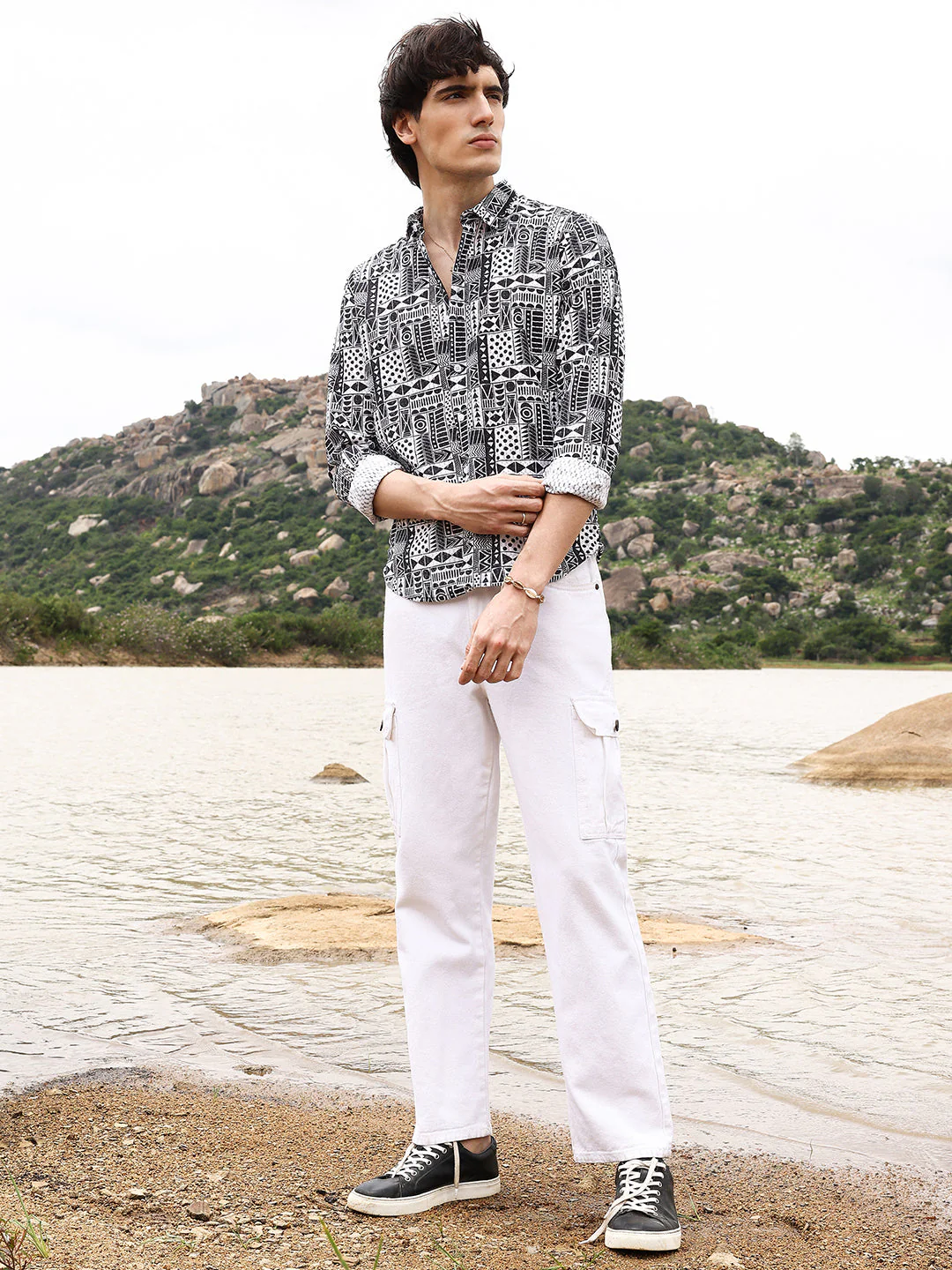 Abstract Geometric Shirt - Image 5