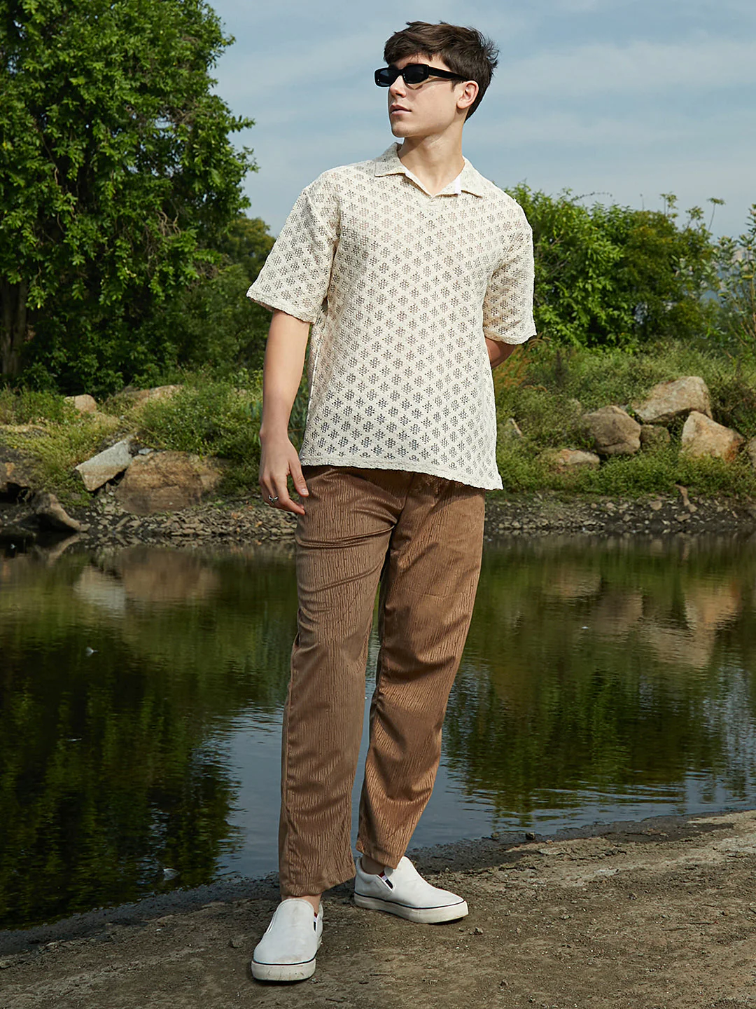 Oblique Oversized Polo T-Shirt - Image 6