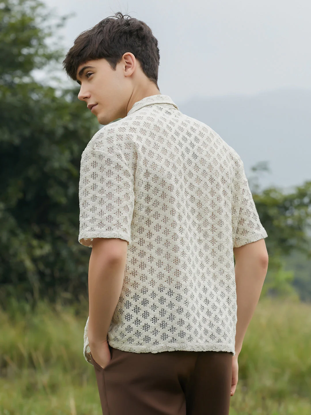 Oblique Oversized Shirt - Image 4
