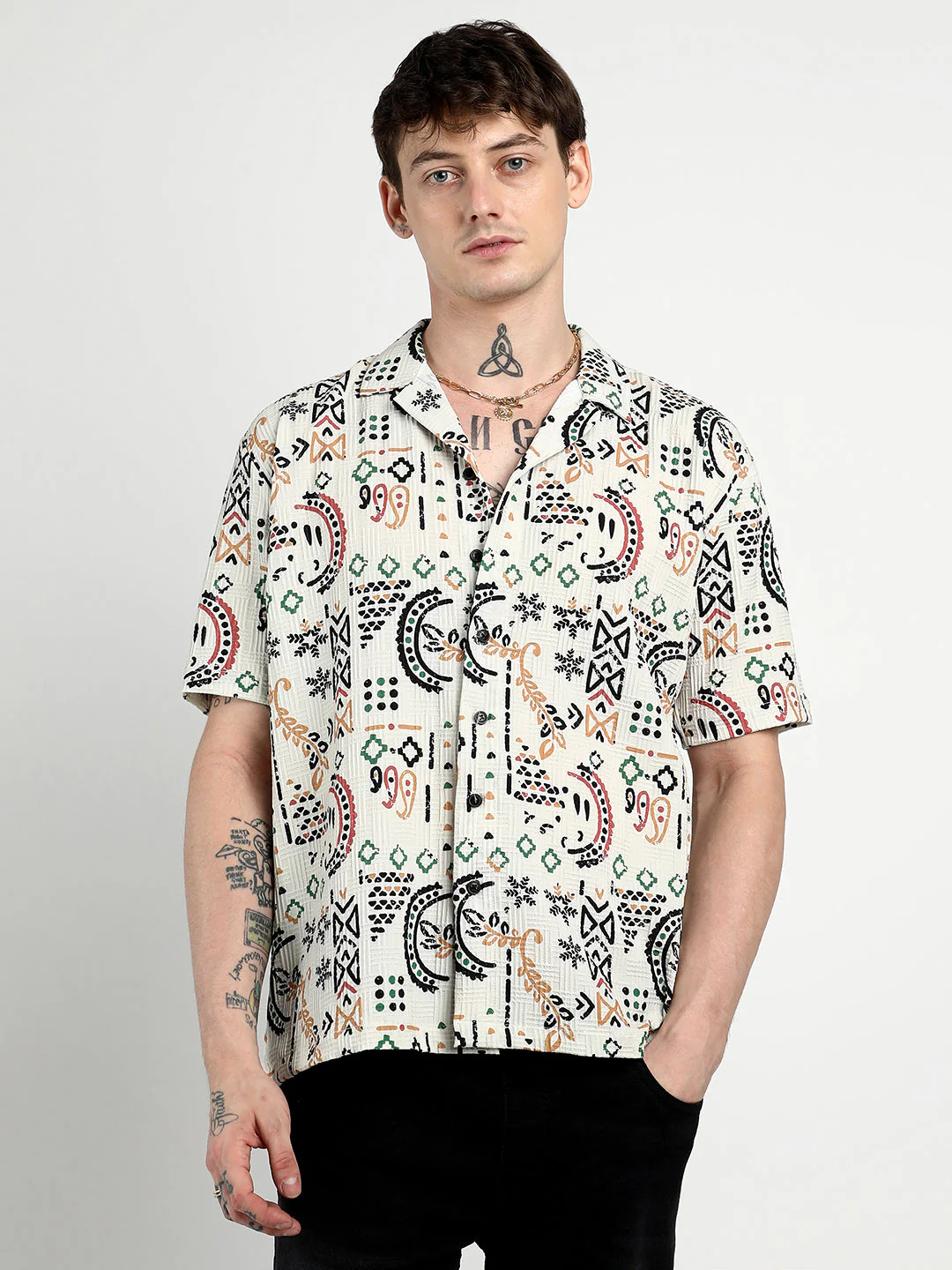 Oversized Bohemian Shirt - Image 2