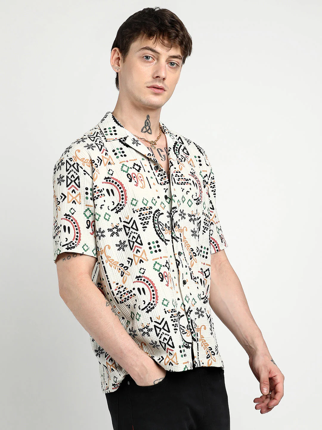 Oversized Bohemian Shirt - Image 3