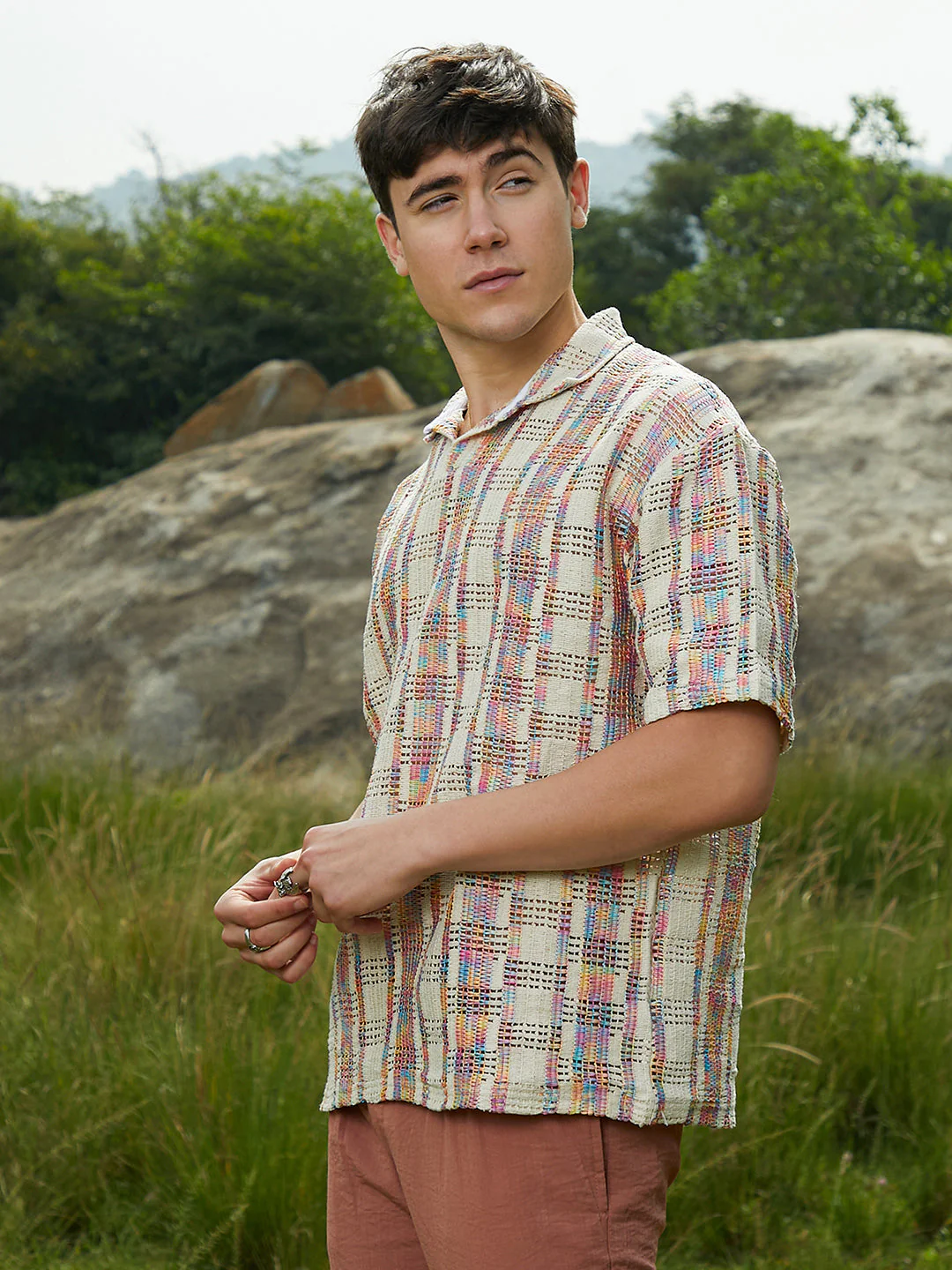 Prism Oversized Polo T-Shirt - Image 3