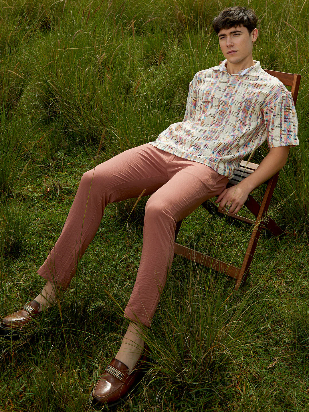 Prism Oversized Polo T-Shirt - Image 6