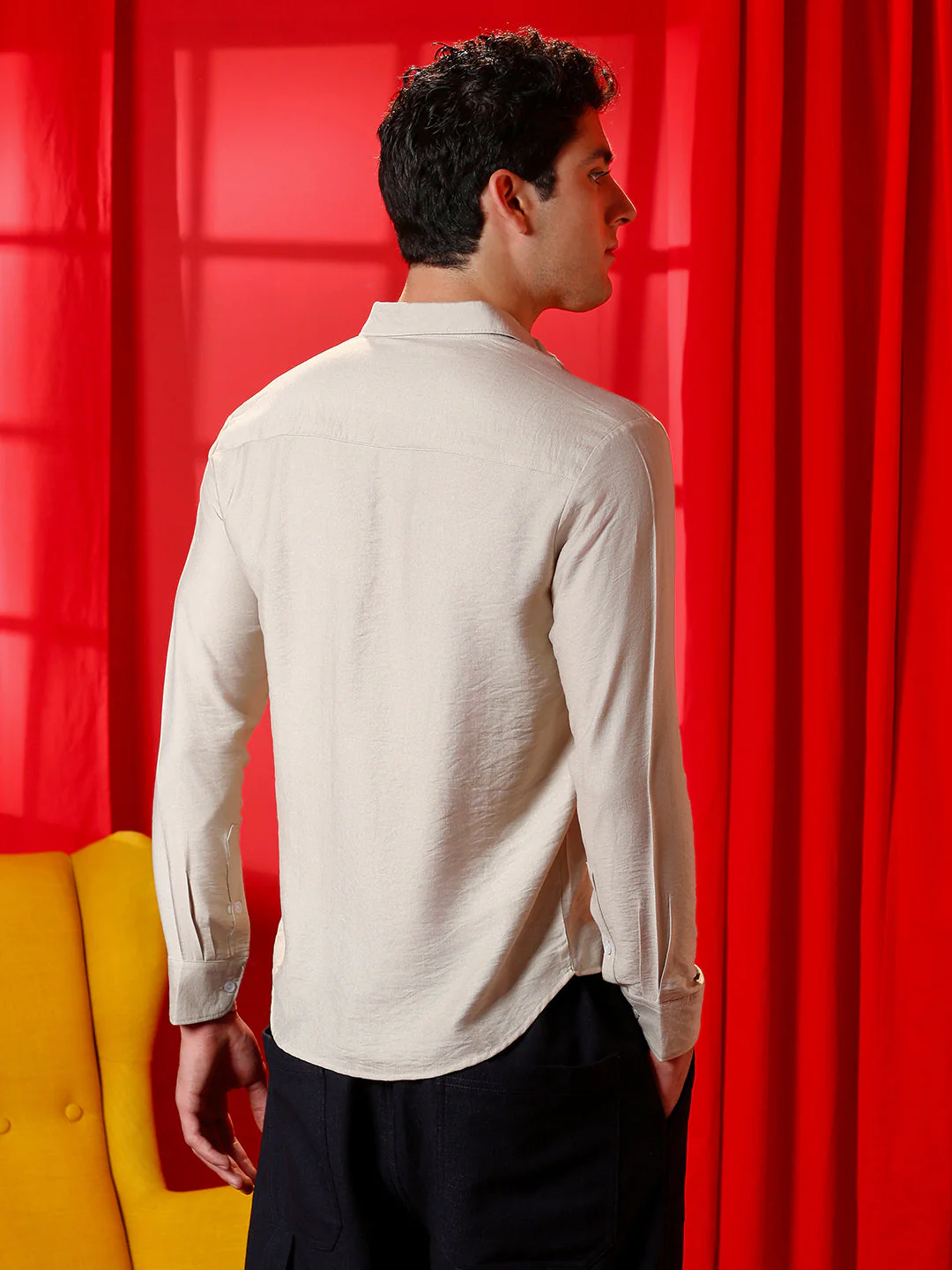 Solid Regular Shirt - Image 4