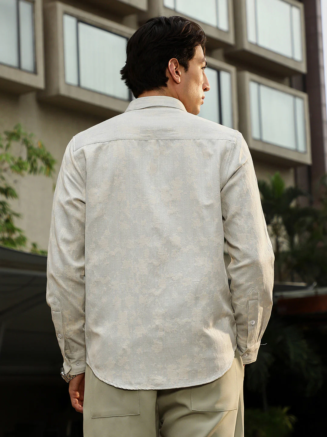 Splash-Jacquard Shirt - Image 4