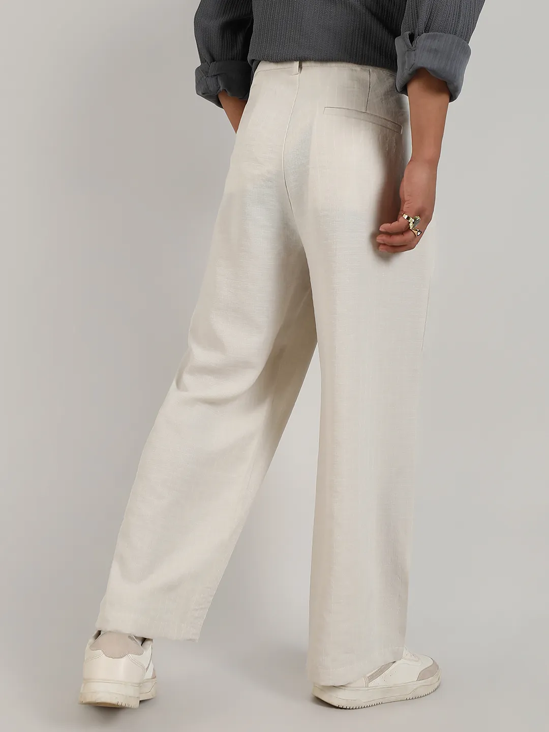 Lightweight - Tailored Linen-Blend Trousers - Image 4