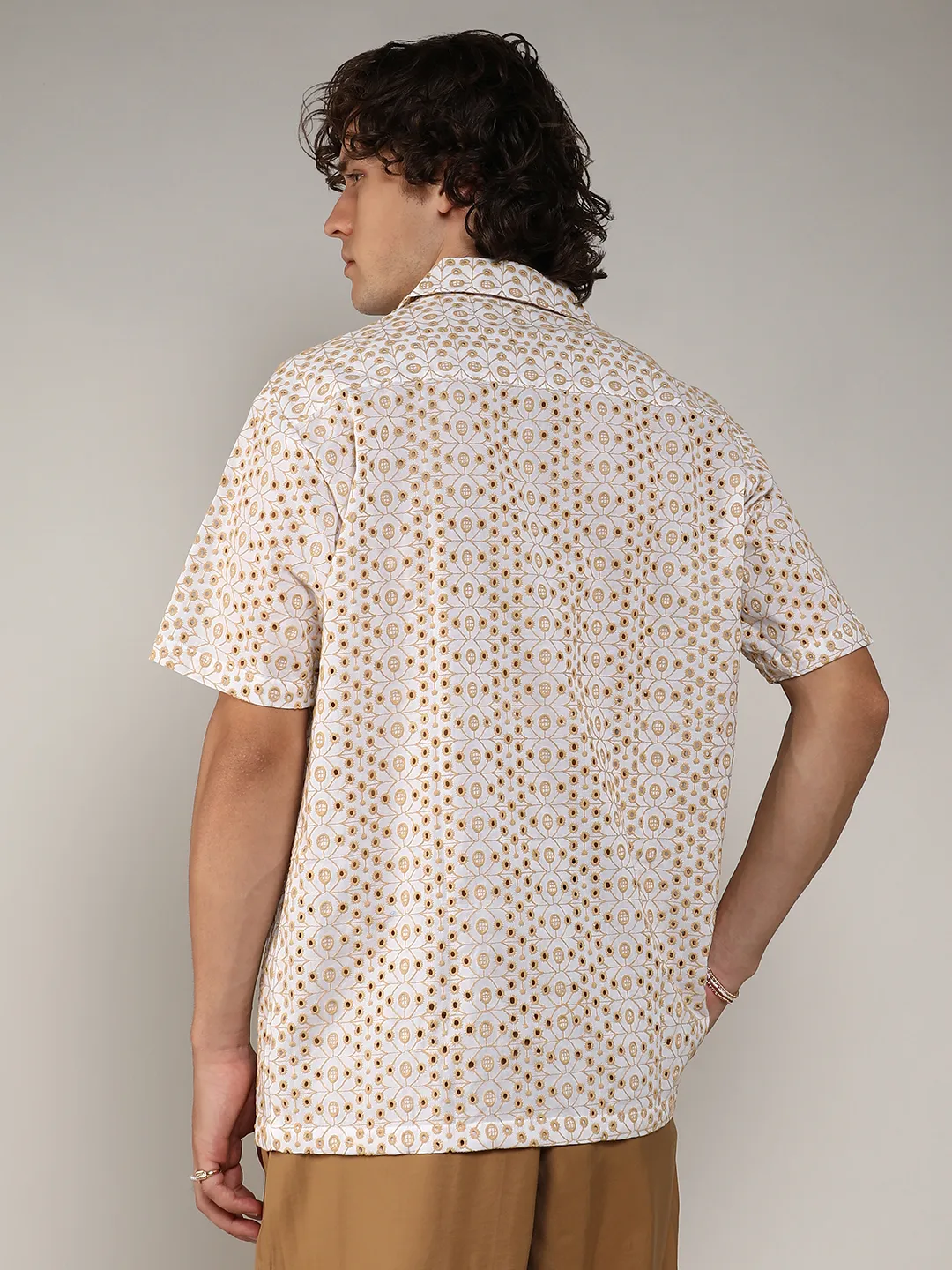 Embroidered Circular Shirt - Image 8