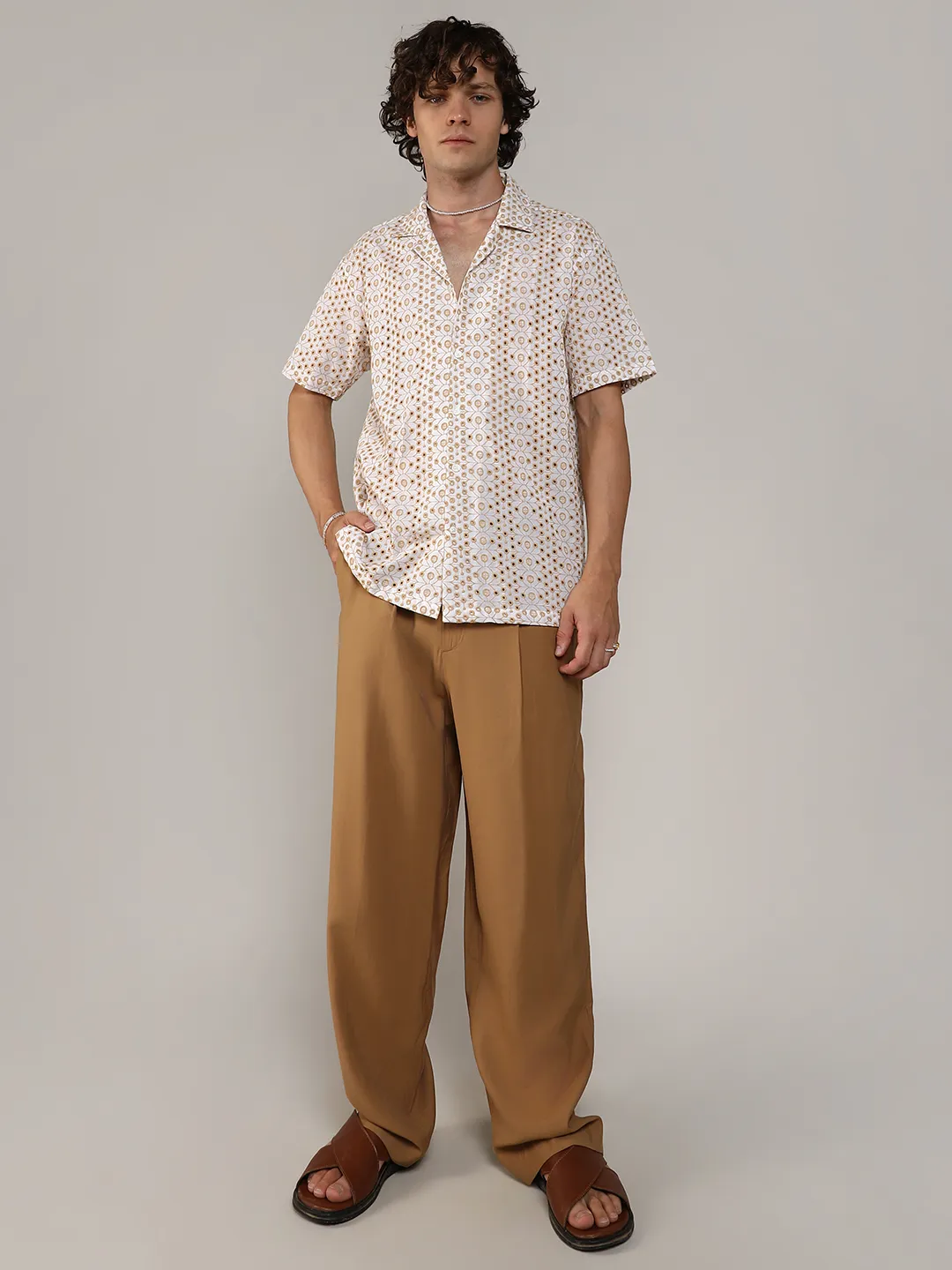 Embroidered Circular Shirt - Image 9