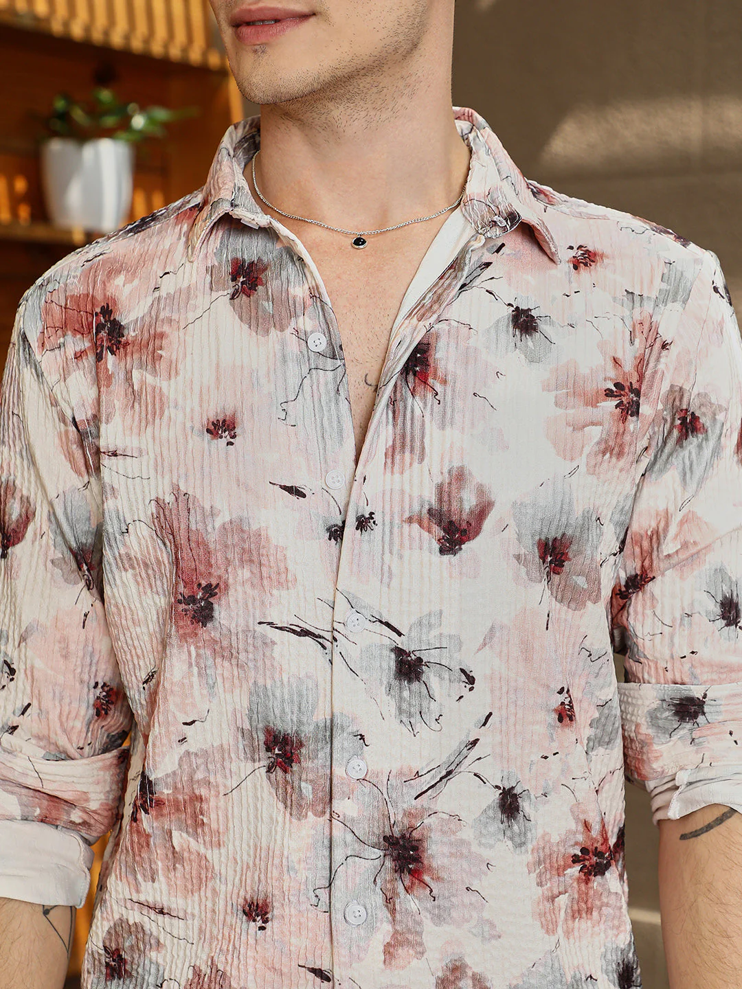 Stained-Flora Shirt - Image 7