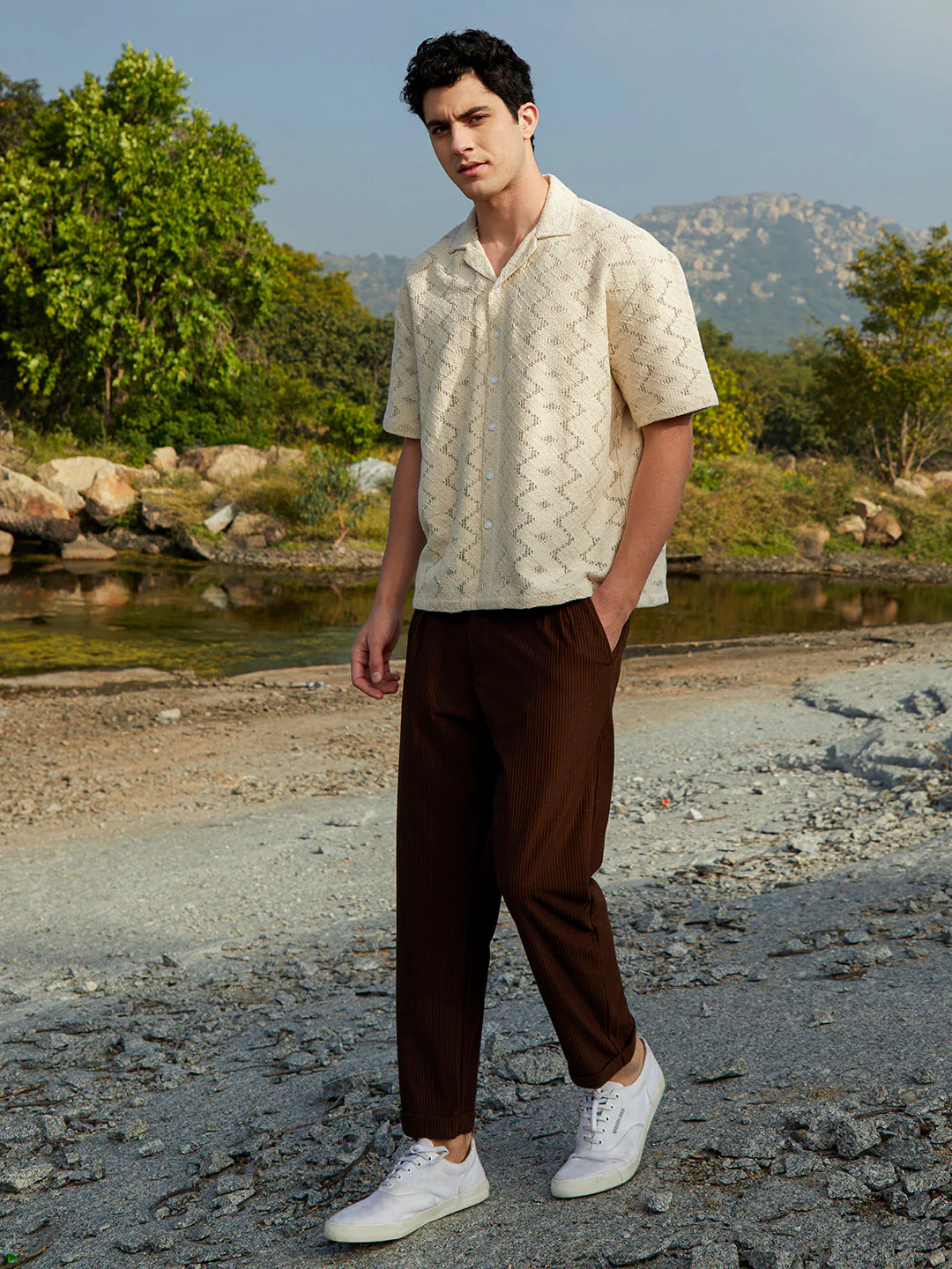 Zig-Trail Cuban Oversized Shirt - Image 5