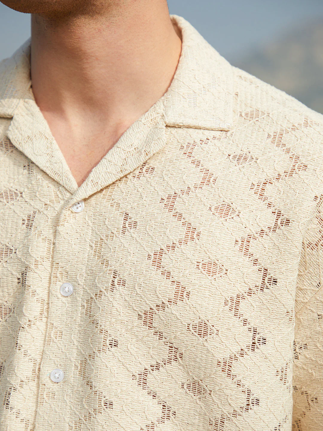 Zig-Trail Cuban Oversized Shirt - Image 7