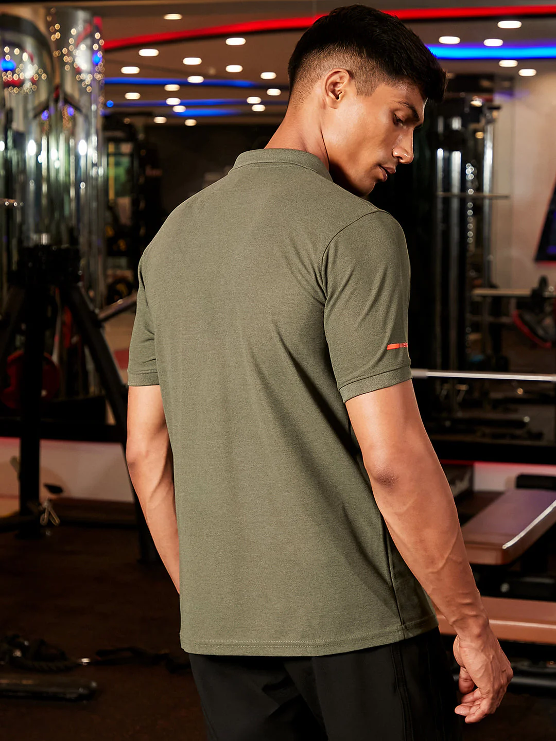 Basic Activewear Polo T-Shirt - Image 4
