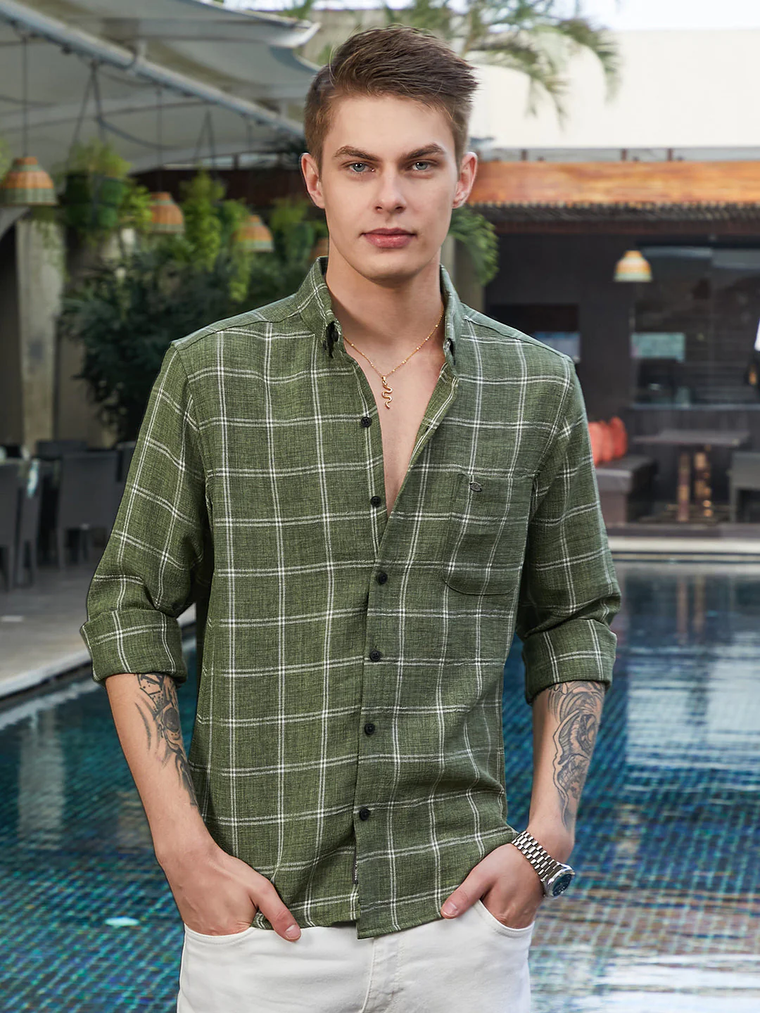 BiGraph-Check Shirt