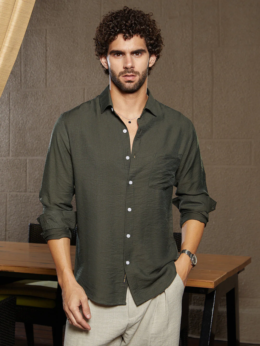 Breezy Wrinked Relaxed Shirt - Image 2
