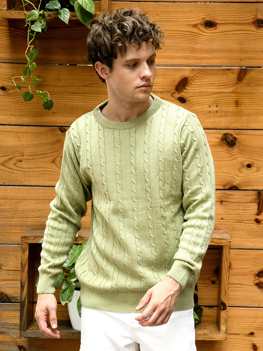 Cable Knit Sweater - Image 2
