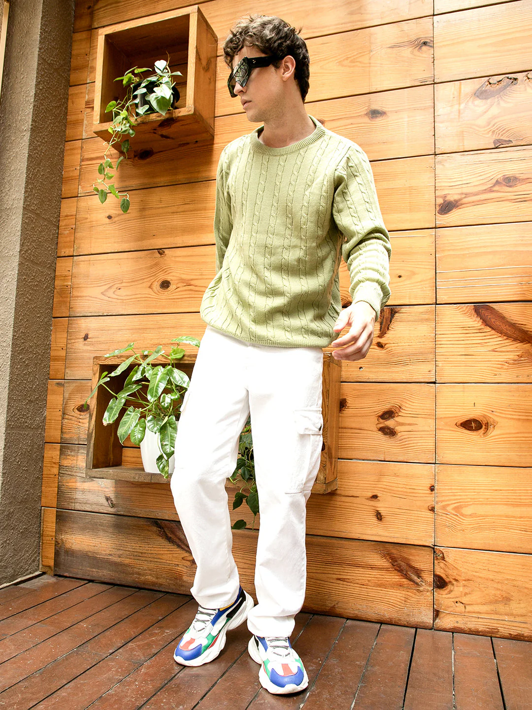 Cable Knit Sweater - Image 6