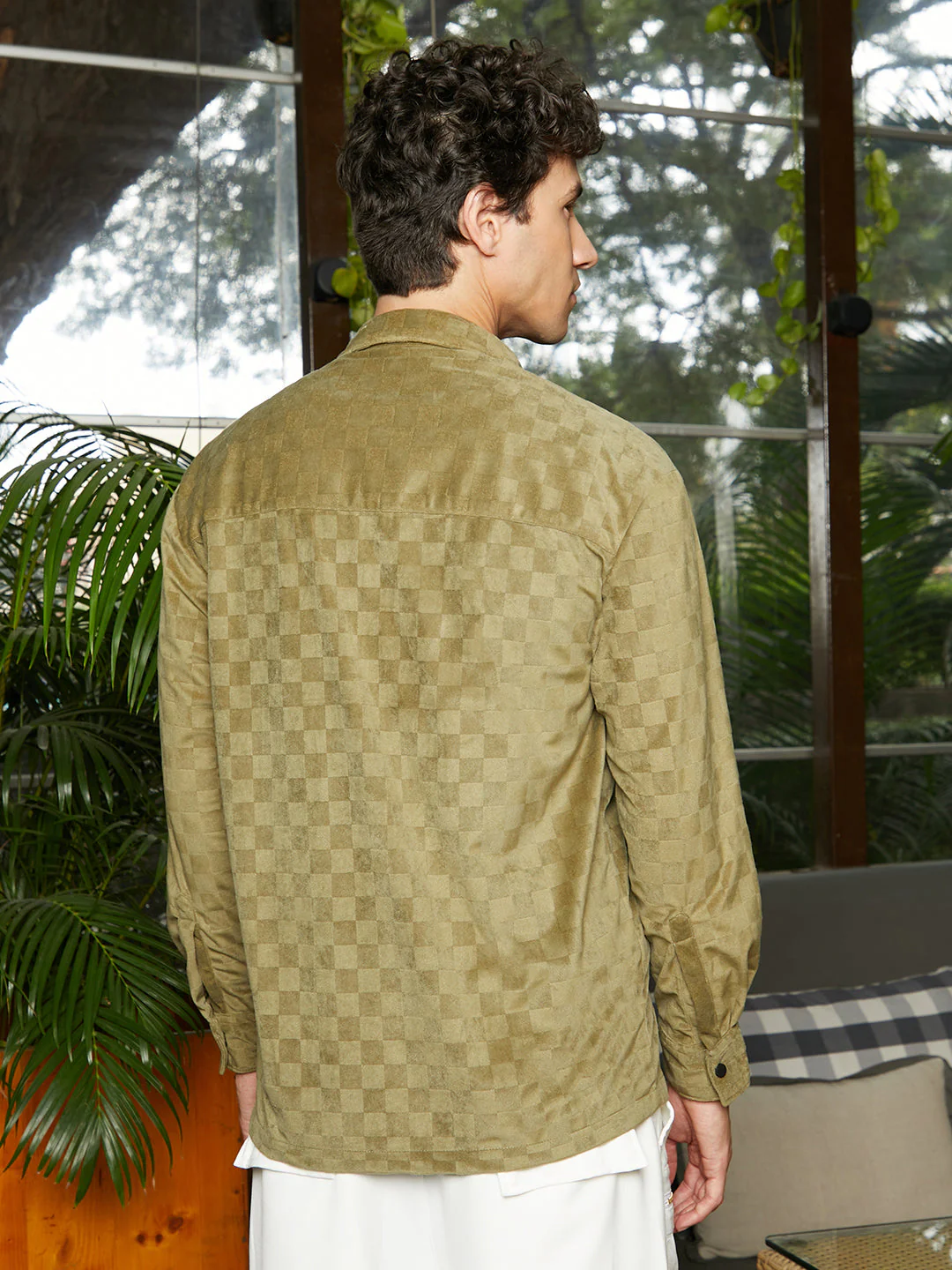 Cubic Velvet Utility Shacket - Image 4