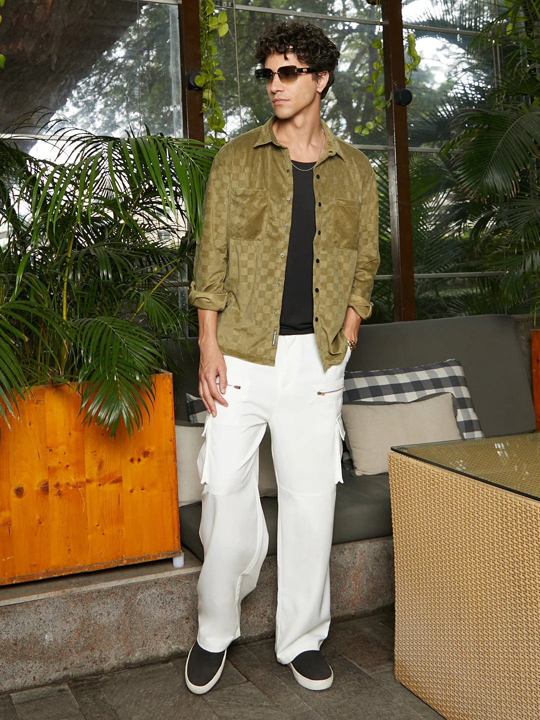 Cubic Velvet Utility Shacket - Image 6
