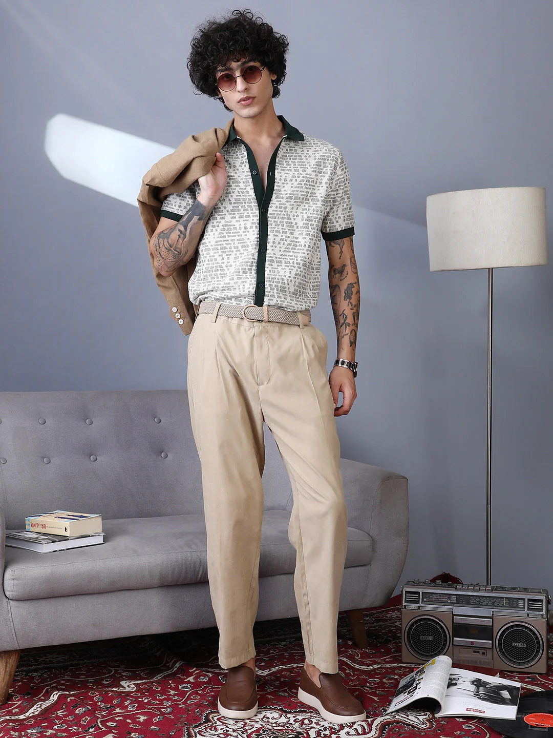 Geometrix-Knit Polo Shirt - Image 6