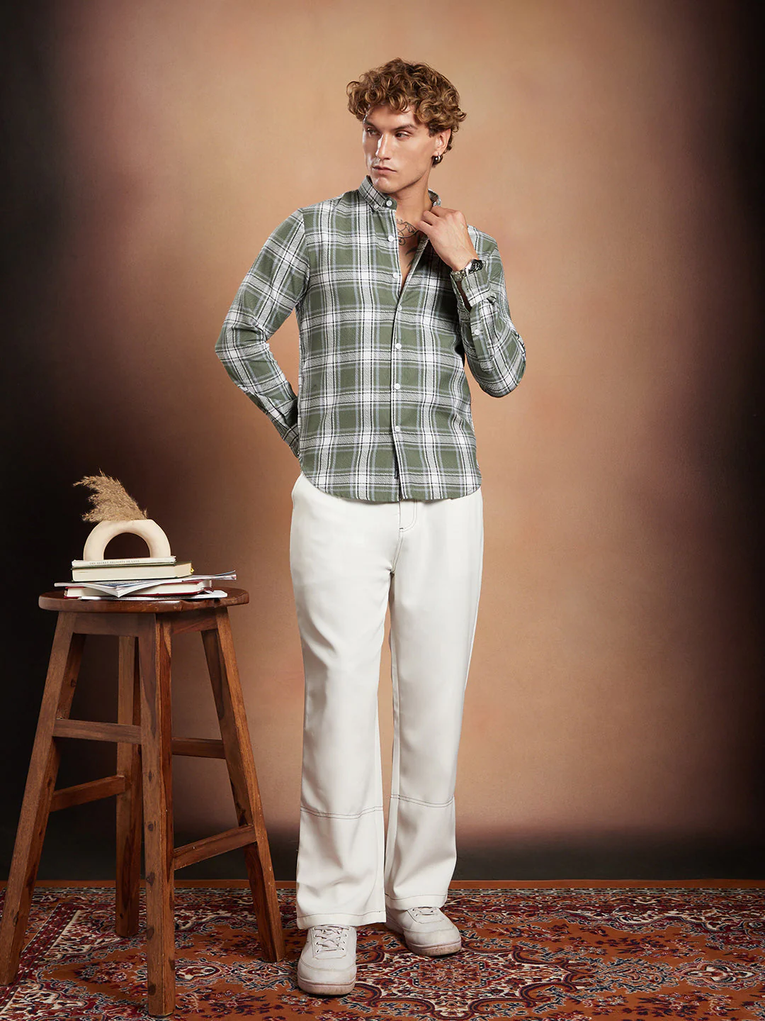 Halo-Check Regular Shirt - Image 5