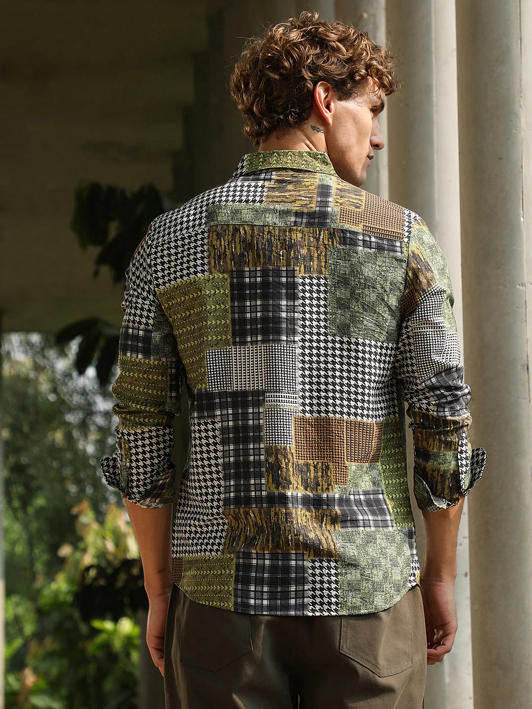 Houndstooth Block Shirt - Image 4