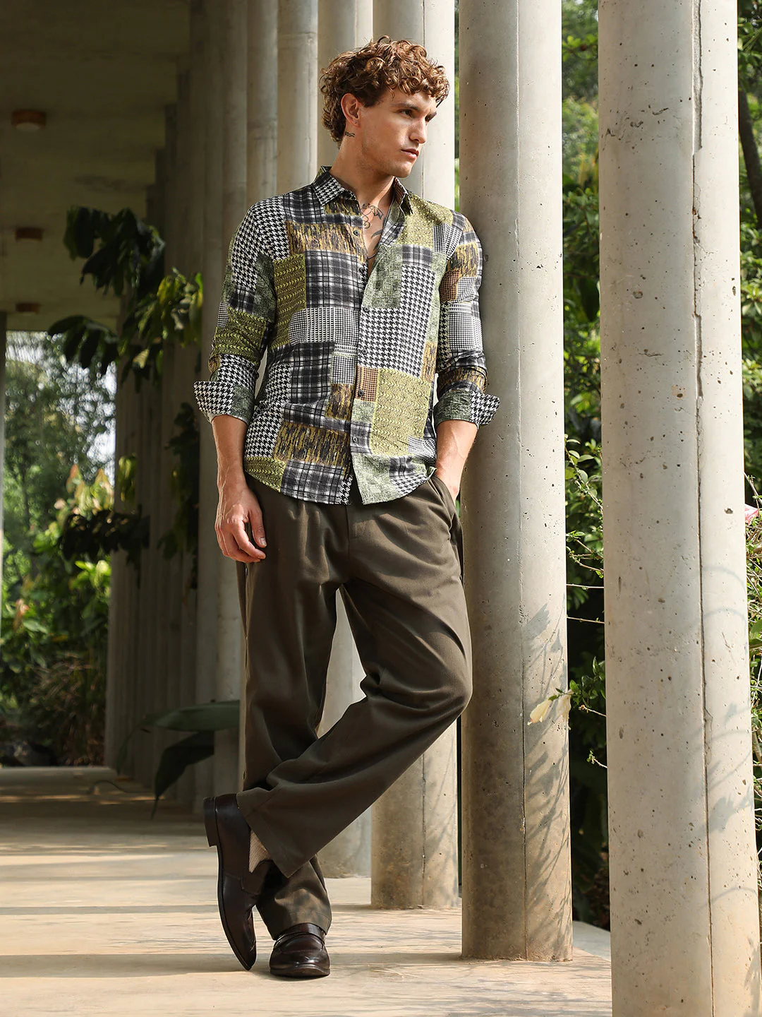 Houndstooth Block Shirt - Image 5