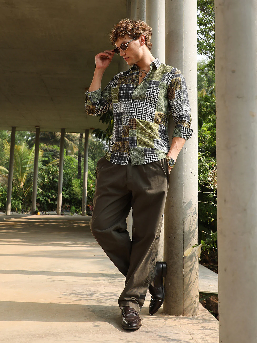 Houndstooth Block Shirt - Image 6