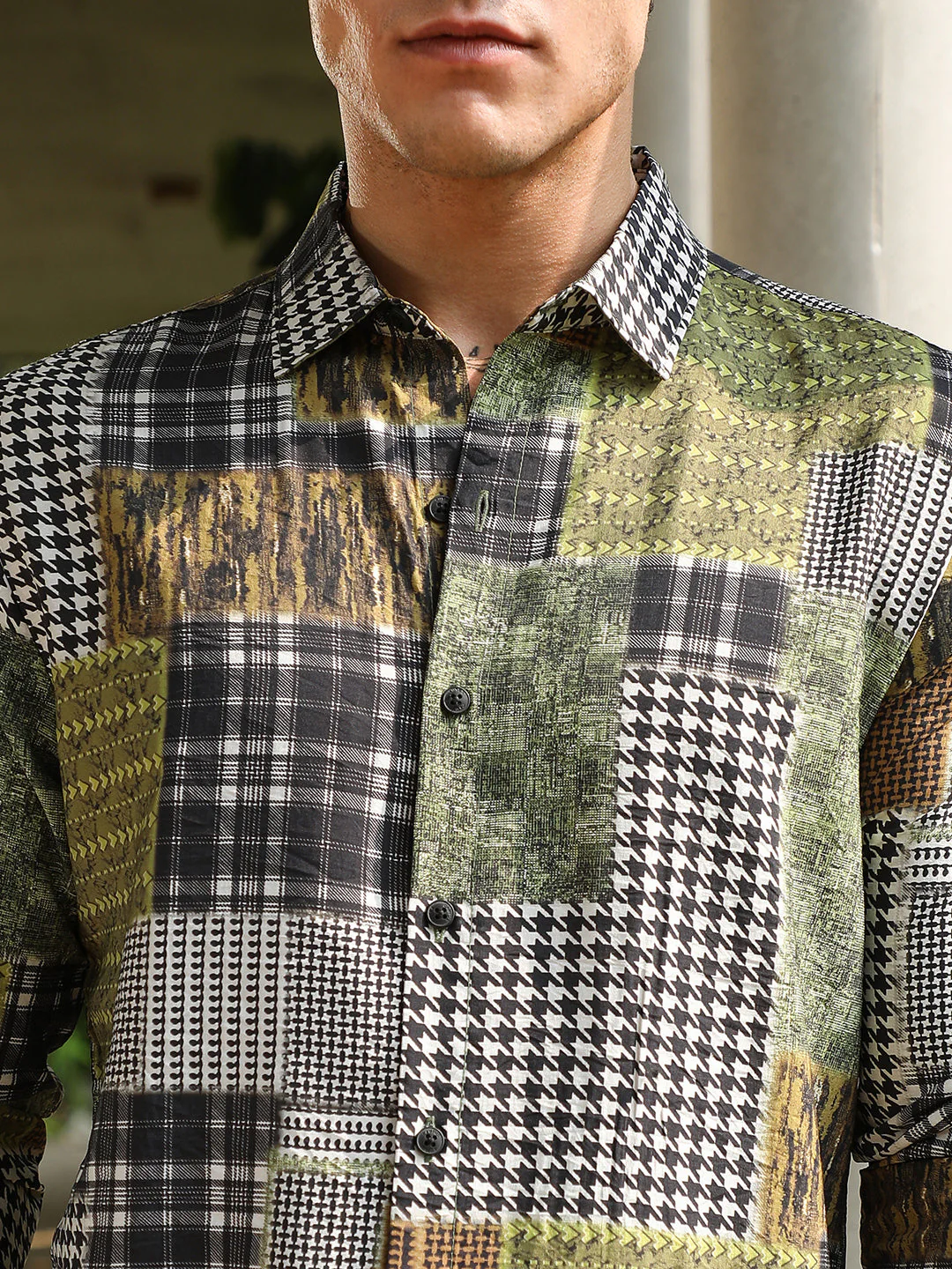 Houndstooth Block Shirt - Image 7