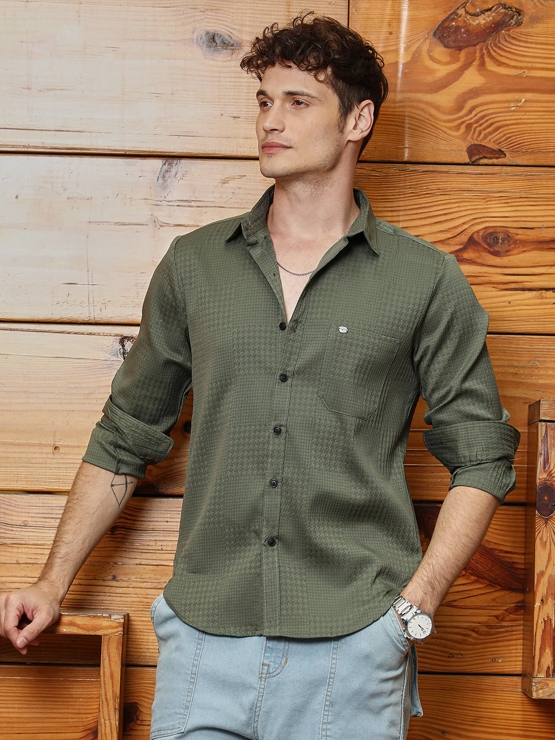 Houndstooth-Tactile Shirt - Image 2