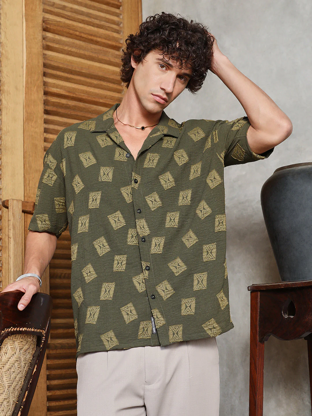 Indie-Cuban Oversized Shirt - Image 2